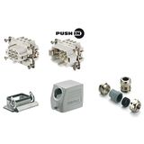 Industrial connectors (set), Series: HE, PUSH IN, Size: 3, Number of p