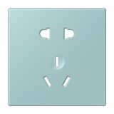 Centre plate for Chinese socket LC32033 LC3521-5CNPL214