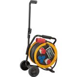 Brobusta CEE 2 FI IP44 cable reel with trolley 30m H07RN-F 5G4.0