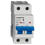 Miniature Circuit Breaker (MCB) AMPARO 10kA, C 10A, 2-pole