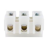 Terminal block, low voltage, 175 A, AC 600 V, 79.4 x 44.5 x 44.5, 3P, UL