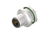 Circular plug connector, installation (PCB connection system), M12, Nu