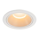 NUMINOS® DL XL, Indoor LED recessed ceiling light white/white 2700K 20°