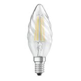 Spuldze FILAM. LED E14 4W=40W B35 TW 2700K 470Lm Osram