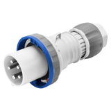 STRAIGHT PLUG HP - IP66/IP67/IP68/IP69 - 2P+E 125A 200-250V 50/60HZ - BLUE - 6H - MANTLE TERMINAL