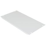 19" Blank panel, screwed, 19", 6U, RAL7035