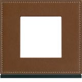 GALLERY FRAME 2 F. COFFEE LEATHER