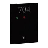 Outdoor tactile indicator with push button for hotel doorbell - personalized