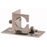 Fixing bracket, M30, adjustable, stainless steel