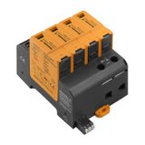 Surge voltage arrester  (power supply systems), Surge protection, with