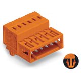 1-conductor male connector CAGE CLAMP® 1.5 mm² orange