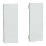 Push button sensor Flex, KNX, system design, 2-fold, rocker, lotus white