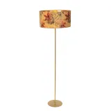 TANSELLE Floor lamp-Multic.-Ø40-1xE27-60W-Bamboo