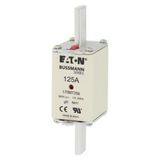 Fuse-link, high speed, 125 A, AC 800 V, NH1, gR, UL, IEC, dual indicator