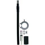 HVI power Conductor D 27mm Cu black w. conn. elements min. order L 6.0