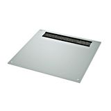 IS-1 top cover punched 80x120 RAL7035 lightgrey pack