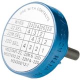 Locator for D-SUB mixed HV crimp contact