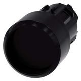 Pushbutton, 22 mm, round, plastic, black, Front ring, raised momentary contact 3SU1000-0CB10-0AA0-Z Y11