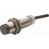 Proximity switch, E57 Premium+ Series, 1 N/O, 2-wire, 20 - 250 V AC, M18 x 1 mm, Sn= 8 mm, Non-flush, Stainless steel, 2 m connection cable