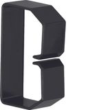 Cable retaining clip made of PVC for LKG 50x75mm black