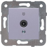 Karre Plus-Arkedia Silver TV Socket Transitive (8-12-dB)