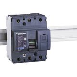 Miniature circuit-breaker, Acti9 NG125N, 3P, 10 A, C curve, 25 kA (IEC 60947-2)