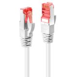 0.5m Cat.6 S/FTP Network Cable, White RJ45, M/M, 250MHz, Copper, 27AWG