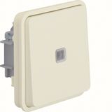 Control change-over switch insert with rocker, W.1, polar white