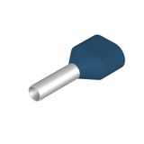 Wire end ferrule, Twin wire-end ferrule, 2.5 mm², Stripping length: 13