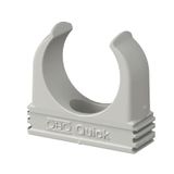 2955 F M16 STGR  Fastener Quick, self-extinguishing M16, stone grey, Polypropylene