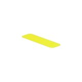 Device marking, halogen-free, Self-adhesive, 27 mm, Polyester, yellow