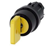 Key-operated switch O.M.R, 22 mm, round, plastic, lock number 73033, 3SU1000-4JL11-0AA0-Z X90