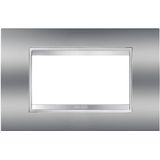 LUX PLATE 4-GANG CHROME GW16204MC