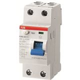 F202 A S-63/0.1 Residual Current Circuit Breaker 2P A type 100 mA