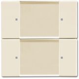 6736-82 CoverPlates (partly incl. Insert) Remote control ivory white