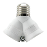 Lamp Holder Y-Type Adapter E27 White THORGEON