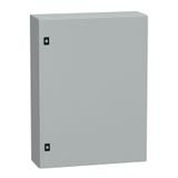 Spacial CRN plain door w/o mount.plate. H800xW600xD200 IP66 IK10 RAL7035..