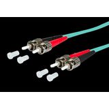 OpDAT patch cord 2xST/2xST OM3, 10.0 m