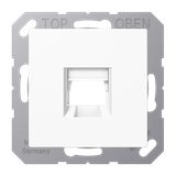 Centre plate for MJ f. 1 socket A1569-15WEWW