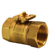 VAI61.40-16 - 2-port ball valve, internal thread, PN40, DN40, kvs 16