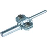 UNI disconnecting clamp, St/tZn for Rd 16/8-10mm