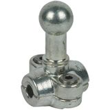 Fixed ball point D 25mm, clamp type A for round conductors 18mm