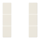 Push button KNX Universal PB module 1-gang