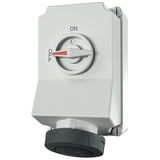 Mennekes Wall mounted recept., 63A5p7h500V, IP67 5759A