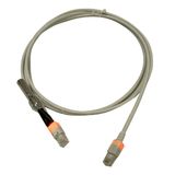 LED Patchcord RJ45 unshielded, Cat.6, LS0H, Grey, 7.0m