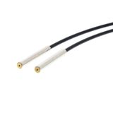 Fiber optic sensor head, through-beam, cylindrical axial, diameter 6 m