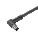 Sensor-actuator Cable (assembled), One end without connector, M12, Num