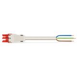 pre-assembled connecting cable;Eca;Socket/open-ended;red