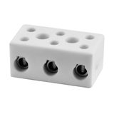 Porcelain terminal block CPO-30A-3P white