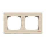 8572 FR Frame 2-gangs - Ash 2gang Wood - Sky Niessen